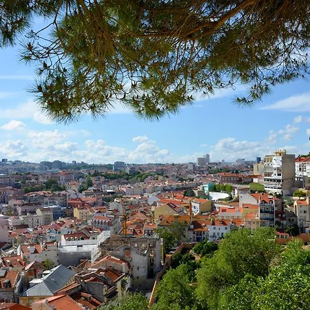 Garden And City Views In Graca Lisboa