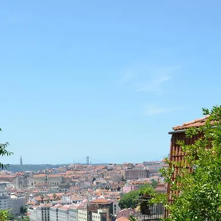 Garden And City Views In Graca Apartmán